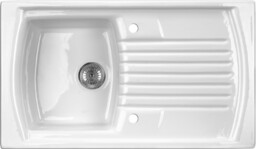 DEANTE ZCL 611N Zlew lusitano ceramiczny biały 1k