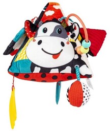 BALIBAZOO Zabawka edukacyjna Sensory Piramidka Kontrastowa Krowa Deluxe