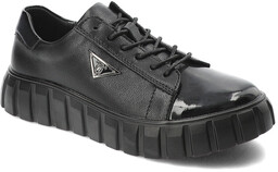 Filippo Czarne Sneakersy Modne Buty Damskie