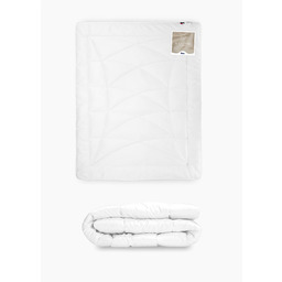 Kołdra wełniana 200x220 biała całoroczna 1590 g Kaszmir