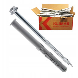 Kołki Rozporowe Ramowe 10x230 Kluczyk Torx 25szt KPR-FAST-10230K