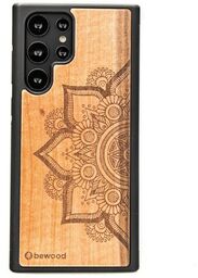 Bewood Drewniane etui do Galaxy S22 Ultra, Mandala