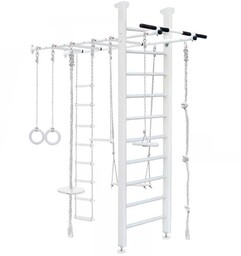 Ma?piszon Drabinka gimnastyczna z akcesoriami biały Flora Karussell