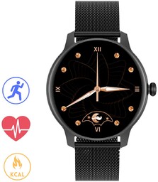 Czarny smartwatch G.Rossi SW020-2
