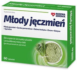 Rodzina Zdrowia Młody jęczmień, 60 tabl.