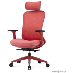 Fotel ergonomiczny FIZJO z funkcją masażu Czerwony