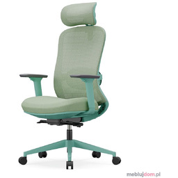 Fotel ergonomiczny FIZJO z funkcją masażu Miętowy