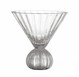 Bloomingville TAURIN Kieliszek Koktajlowy 300 ml / Ryflowany