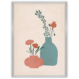 Plakat Bloomline, 50 x 70 cm, Ramka: Srebrna