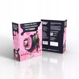 Smartwatch dla dziecka KiDiZ Fiber różowy KidiZ