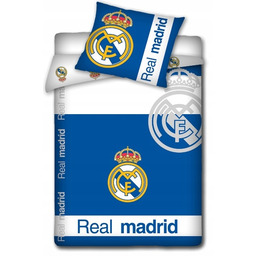 Komplet Pościeli 140x200 cm Real Madryt Królewscy