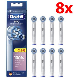 ORAL-B Oryginalna końcówka szczoteczki Sensitive Clean (8 szt.)