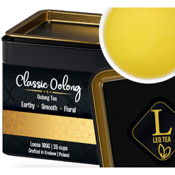 Classic Oolong Herbata w Metalowej Prezentowej Puszce 100g