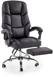 Elior Czarny ergonomiczny fotel gabinetowy obrotowy - Midio