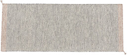 Muuto - Ply Dywan rPET 200x80 Czarny/Biały