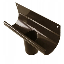 Odpływ aluminiowy rynny 50mm lej spustowy rury 40