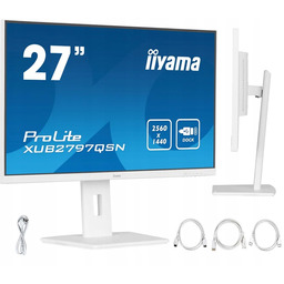 Biały monitor iiyama ProLite XUB2797QSN-W1 27 Ips Led