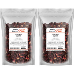 HIBISKUS SUSZONY 2kg Kwiat hibiskusa naturalny malwa herbata