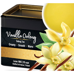 Vanilla Oolong Zielona Herbata Waniliowa Naturalny Aromat Wanilii