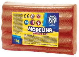 Modelina Astra 1 kg 304111004 304111009, Kolor: Czerwony