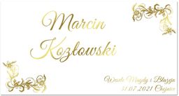Winietki personalizowane z klamerkami na kieliszki - 30
