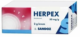 Herpex Krem lek przeciw opryszczce 50 mg/g, 2