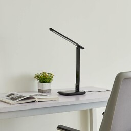 Lindby Cerula lampka biurkowa LED ze ściemniaczem