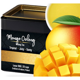 Mango Oolong Herbata w Puszce 100g Naturalne Aromaty