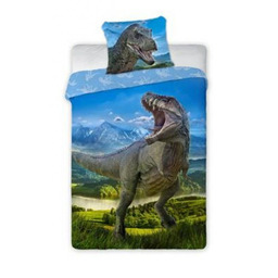 Faro Pościel bawełniana 140x200 Dinozaur t rex 001