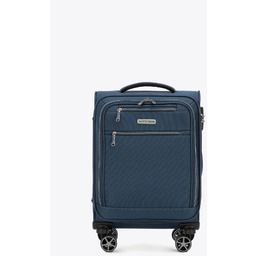 Walizka kabinowa miękka z poliestru granatowa