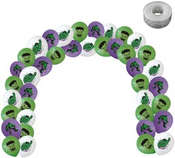 Girlanda Balonowa Hulk Balony Urodziny Przyjęcie Taśma