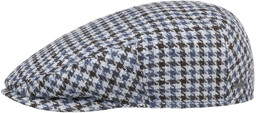 Kaszkiet Kent Tricolour Houndstooth by Stetson, niebieski, 55