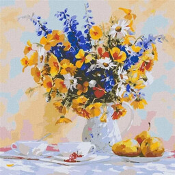 Malowanie po numerach - Lipiec 50x50cm - Ideyka