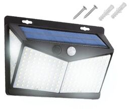 Lampa ścienna solarna 208 LED SMD 600lm PIR