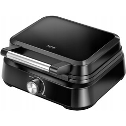 Gofrownica czarna mocna Mpm MGO-40 Duża Moc 1500