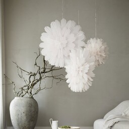 Lampa Stołowa Watt & Veke, Snöblomma, biały, salon,