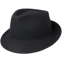 Kapelusz z Filcu Wełnianego Uni Trilby by Lipodo,