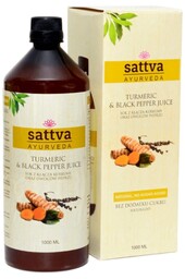 Sok z kurkumy z dodatkiem pieprzu Sattva, 1000ml