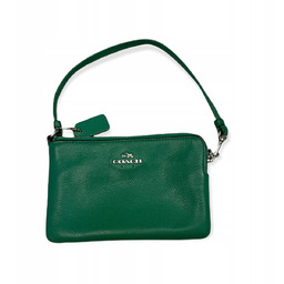 Elegancka mała zielona torebka damska COACH