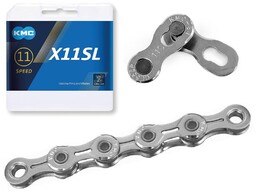 Łańcuch KMC X11SL srebrny 118 ogniw 5,65 mm