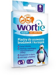 Wyrób medyczny, Wortie, plastry, 15 szt.