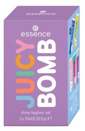essence JUICY BOMB shiny lipgloss Zestaw do makijażu
