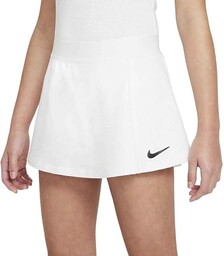 NIKE Dziewczęca spódnica tenisowa Court Victory, biały/czarny, 4