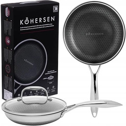 Patelnia z pokrywką Kohersen Black Cube 20cm
