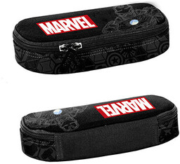 Piórnik saszetka, dla chłopca, BeUniq, Marvel, czarny