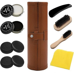 ZESTAW DO CZYSZCZENIA MYCIA BUTÓW PIELĘGNACJA BUTÓW SZCZOTKA