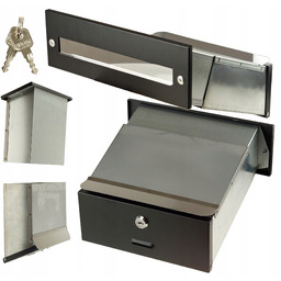 Skrzynka Na Listy Do Wmurowania Przelotowa Nierdzewna Inox