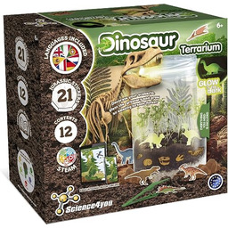 Science4you Zestaw terrarium z dinozaurami stwórz własne terrarium,
