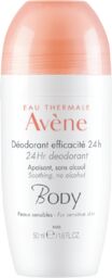 Avene Body, dezodorant 24h, roll-on, 50 ml