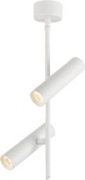 Candellux 32-76274 lampa wisząca tuba podwójna biała regulowana